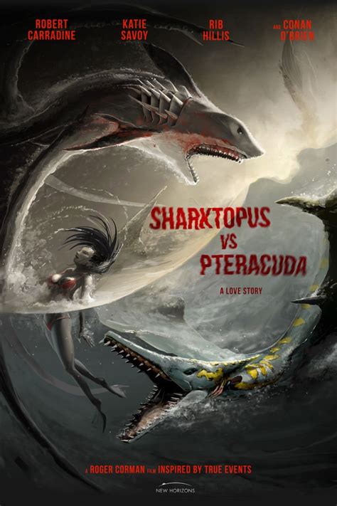 Sharktopus Vs Pteracuda Trailer De La última Locura De Roger Corman