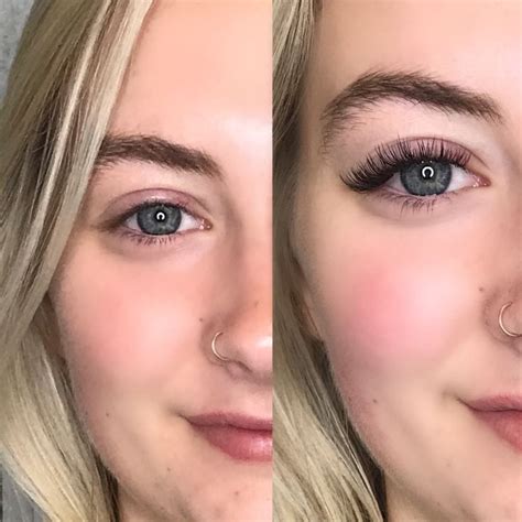 Before And After Eyelash Extensions Eyelash Extensions Aftercare