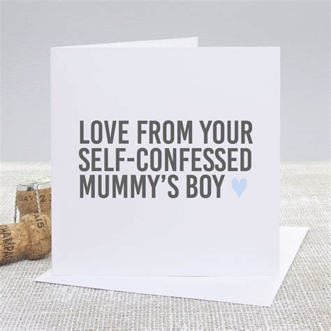 Mummy S Boy Mother S Day Greetings Card By Slice Of Pie Designs Notonthehighstreet Com