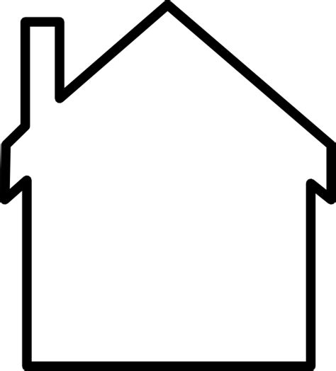 House Outline Clip Art at Clker.com - vector clip art ...