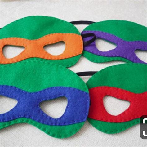 Jual Ninja Turtle Felt Mask Topeng Flanel Karakter Kura Kura Ninja Di