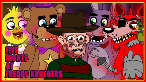 Five Nights At Freddy S Vs Freddy Krueger FNAF Animation YouTube