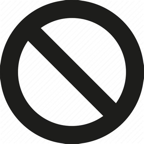 Ban Icon Download On Iconfinder On Iconfinder