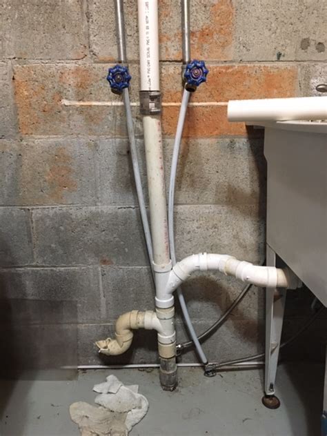 Plumbing Best Way To Wet Vent A Washing Machine And Utility Sink