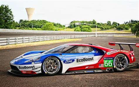 Wallpaper 2016 Ford Gt Race Car Side View 2560x1440 Qhd Picture Image