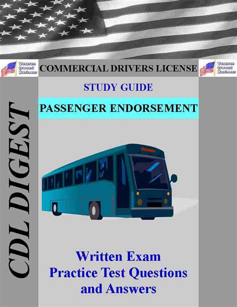 Cdl Study Guide Passenger Endorsement Cdl Digest