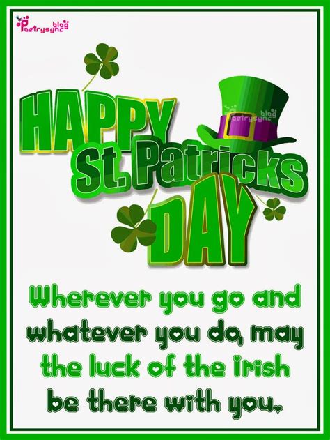 Happy Saint Patricks Day Wishes Irish Saying Picture And Paty Day Image