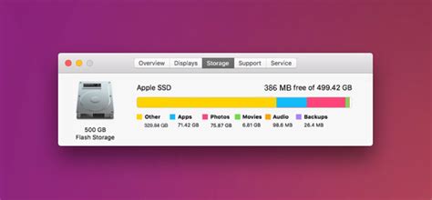 The storage pane of about this mac is the best way to determine the amount of storage space available. Mac's Other Storage: What Is Other on Mac Storage and How ...