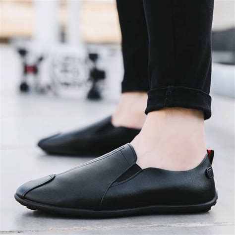 Magasinez les meilleures marques et des nouveaux styles. Fashion Chaussures Décontractées pour Hommes en Cuir PU ...