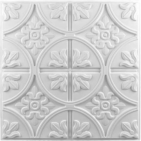 Art3d Decorative Drop Ceiling Tile 2x2 Pack Of 12pcs Glue Up Ceiling Panel Square Relief In