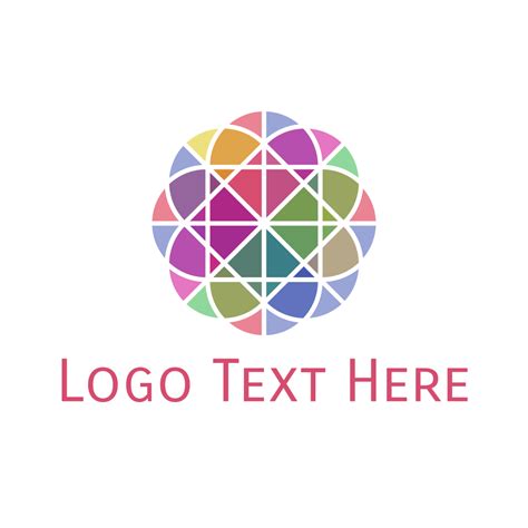 Colorful Flower Kaleidoscope Logo Brandcrowd Logo Maker