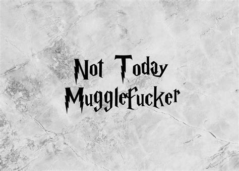 Download Not today mugglefucker svg, harry potter inspired svg ...