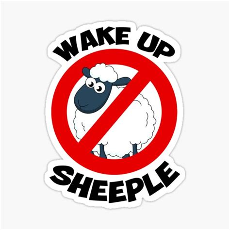 Wake Up Sheeple Stickers Redbubble