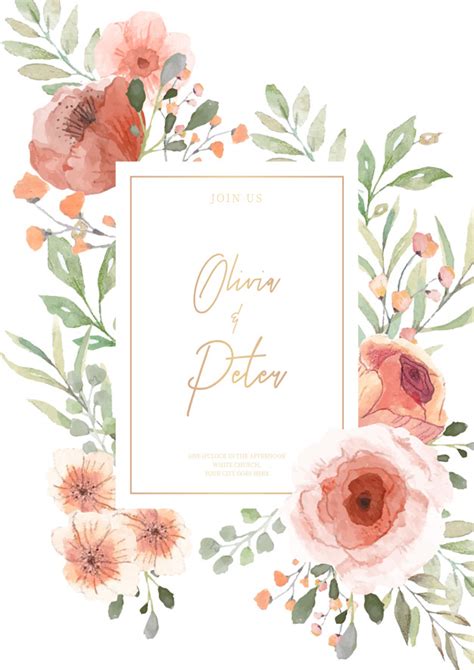 Esta de decoración de cumpleaños para hombre es muy fácil y rápida. Convite de casamento com flores de aquarela pronto para ...