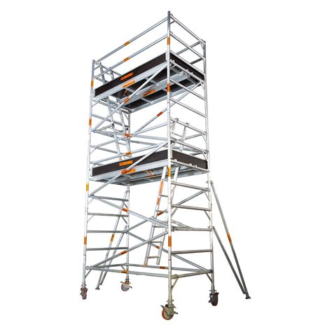 Aluminium Mobile Scaffold Platform Height 54m Extends To 58m