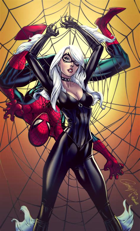 Spider Man And Black Cat By Kcspaghetti On Deviantart