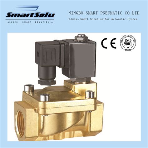 22 Way Pilot Operated Normally Closed Brass Material Solenoid Valve
