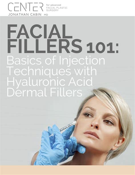 Facial Fillers Basics Of Injection Techniques Dr Cabin