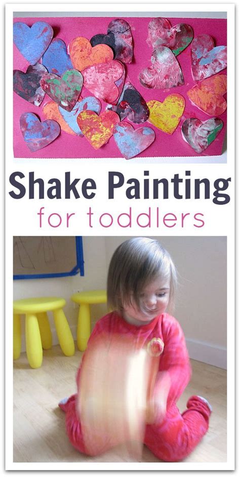 Not only will you be able to get rid of some of those baby food jars, but you can also get your little one to help! Shake Painting - Easy Valentine's Day Project | Toddler ...