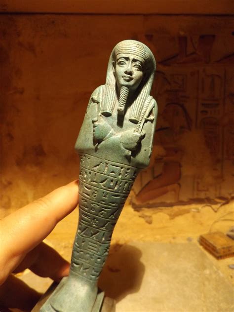 egyptian statue museum replica ushabti shabti mummy figure 26th dynasty