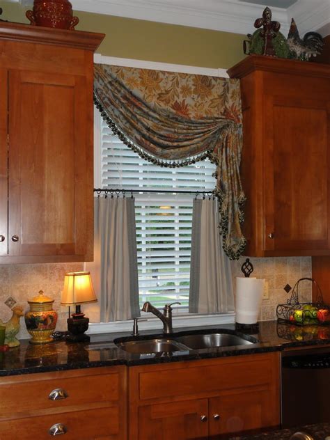 Kitchen Attractive Kitchen Curtain Idea For Classy Cooking Space