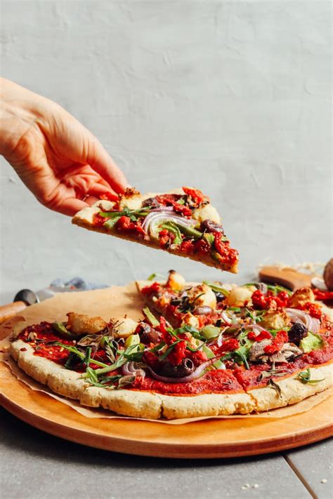 Vegan Gluten Free Pizza Crust Minimalist Baker Recipes