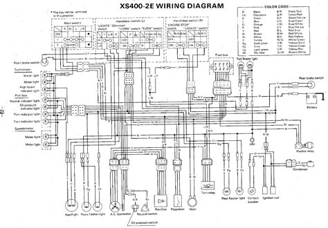 2008 yamaha 50 2 stroke outboard wiring manual. Yamaha XS400 2E Wiring Diagram - Evan Fell Motorcycle Works