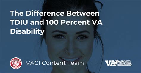 The Difference Between Tdiu And 100 Percent Va Disability