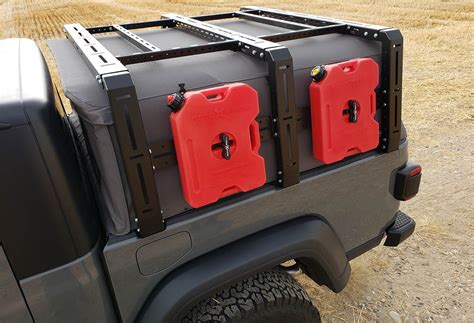 Jeep Gladiator Canvas Cage Bed Rack Datin Metal Fabrication Inc