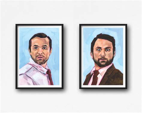 Mac And Charlie Its Always Sunny The Stare Always Etsy Uk