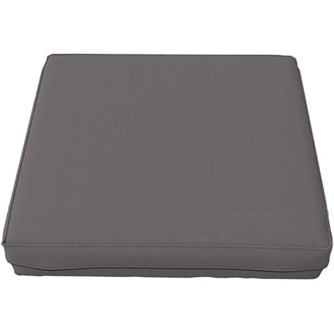 Covers And All Cushion Rite Cgrey 03 24 X 24 X 4 In Waterproof Square