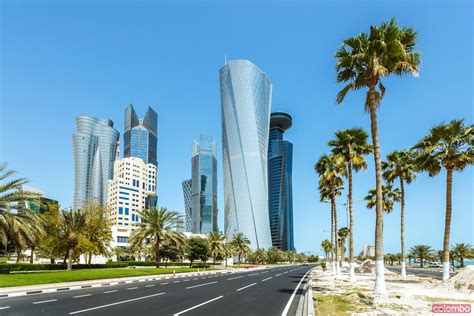Doha Modern City At Daytime Qatar Middle East Royalty Free Image