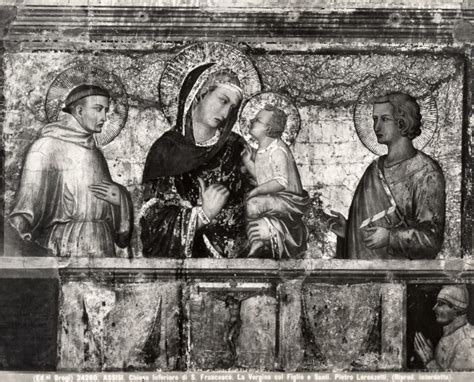 Fondazione Zeri Catalogo Lorenzetti Pietro Madonna Con Bambino Tra