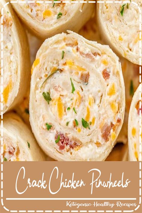 They take a few minutes to throw together and have the most amazing flavor. Crack Chicken Pinwheels - Healthy Eating Tips and Recipes