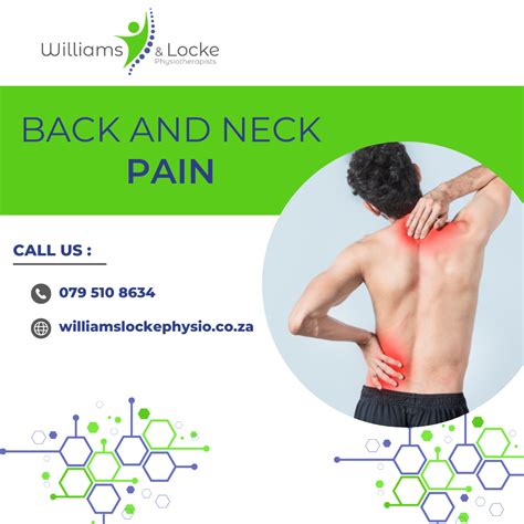 Things That Cause Neck Pain Williams And Locke Physiotherapists