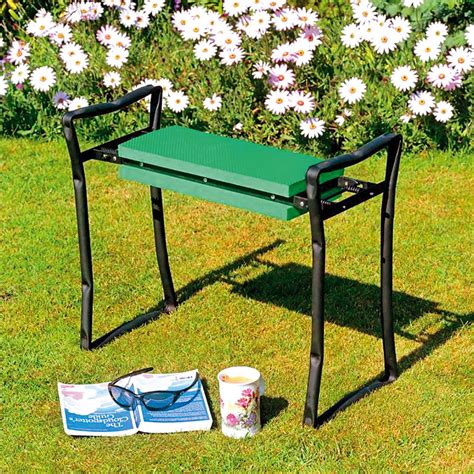 Portable Folding Garden Kneeler For Gardening Knee Pad Foam Padded Seat