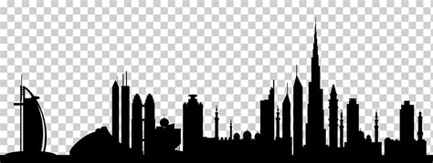 2d computer graphics poster illustration, house. Burj Khalifa Skyline Silhouette, dubai, building, city ...