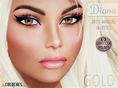 Second Life Marketplace Cocoches Diana Omega Head Applier Gold