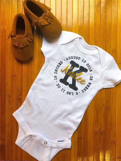 Personalized Onesie Personalized Baby Ts Onesie Announcement