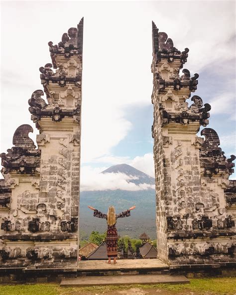 Pura Lempuyang Luhur Temple With A Magical View On The Mount Agung