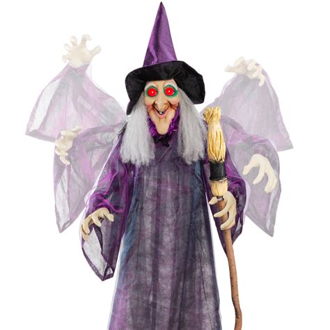 Best Choice Products 5ft Standing Witch Wicked Wanda Poseable