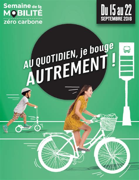Semaine De La Mobilité 2018 Vive Le Vélo