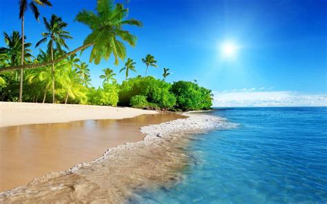 Download Beach Tropical Island Macbook Air Wallpaper Allmacwallpaper