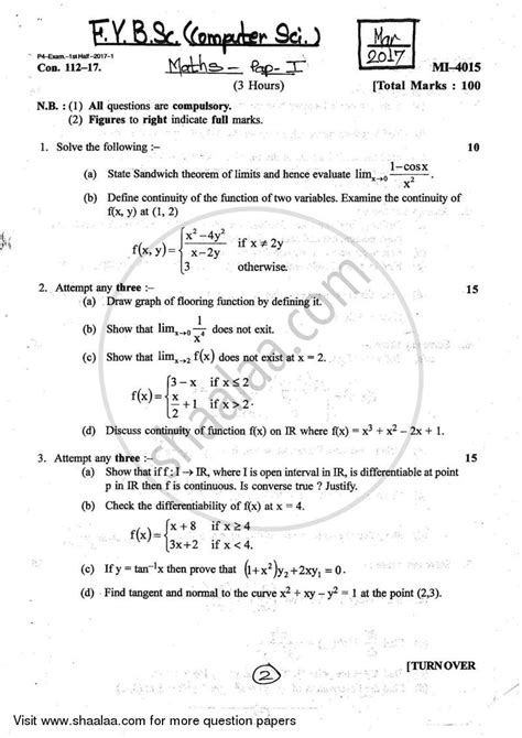 In this article, you will get to know about things you should be doing or not doing in your first year of college, if you are a computer science, engineering student: Question Paper - B.Sc Computer Science (IDOL ...
