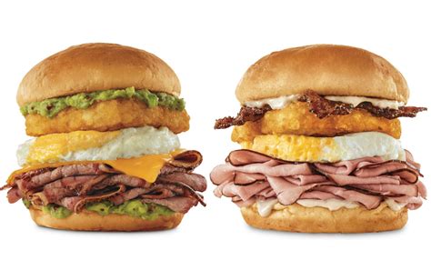 Arbys New Sandwich Has All The Brunch Essentials Stacked Sky High