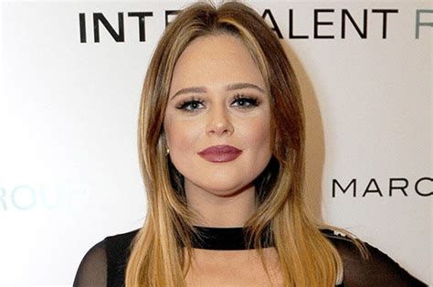 emily atack instagram the inbetweeners babe flashes ample assets in racy frontless dress
