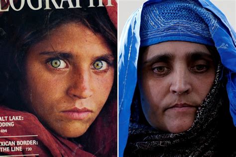 Iconic Afghan Girl In Steve Mccurrys National Geographic Photograph Arrives In Italy The
