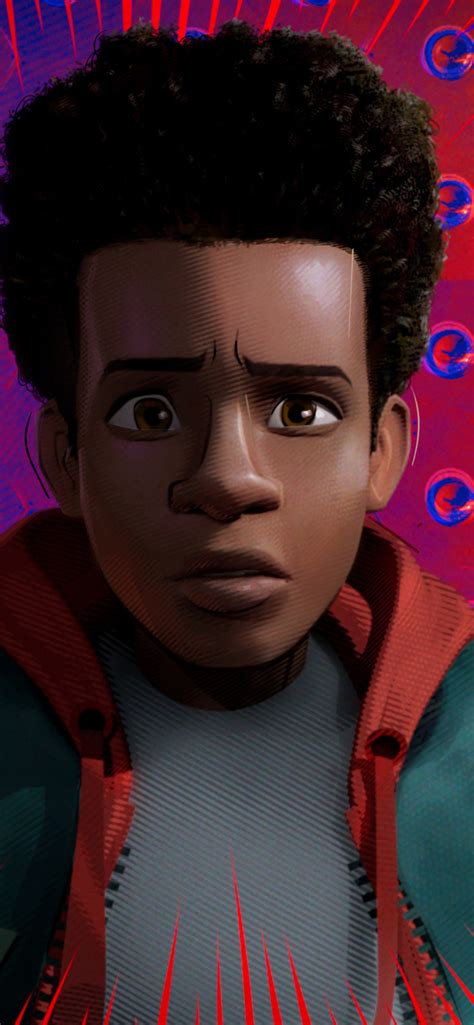 1242x2688 Resolution Miles Morales In Spider Man Into The Spider Verse