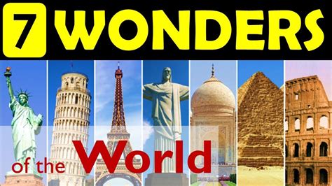 7 Wonders Of The World Update Your General Knowledge Youtube