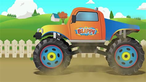 077blippi Monster Trucks For Children The Monster Truck Song哔哩哔哩bilibili